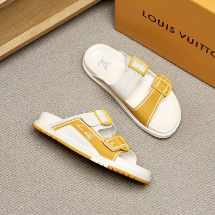 l**is V*t*n lv trainer mules yellow
