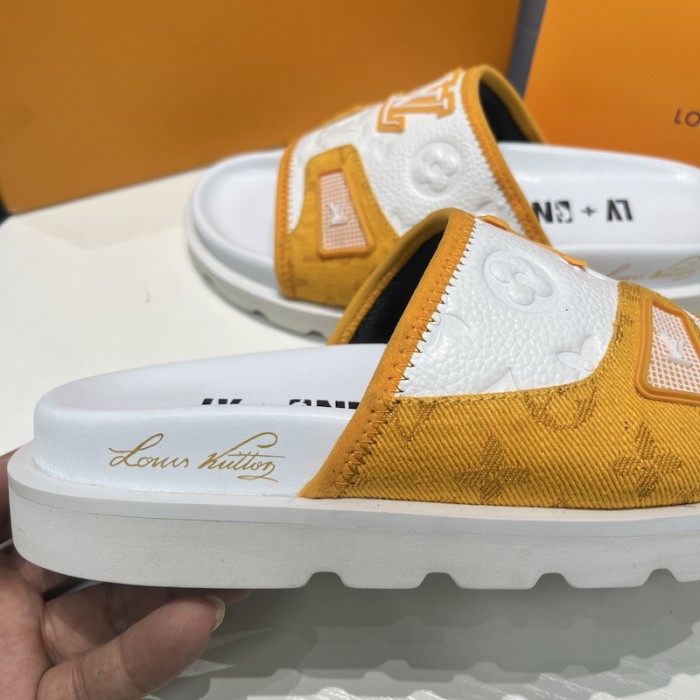 l**is V*t*n x nba trainer mule yellow