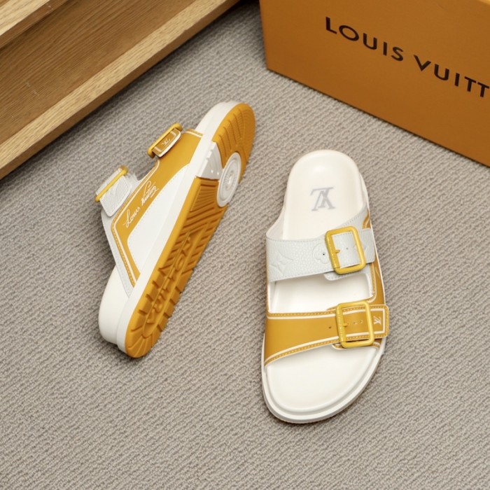 l**is V*t*n lv trainer mules yellow