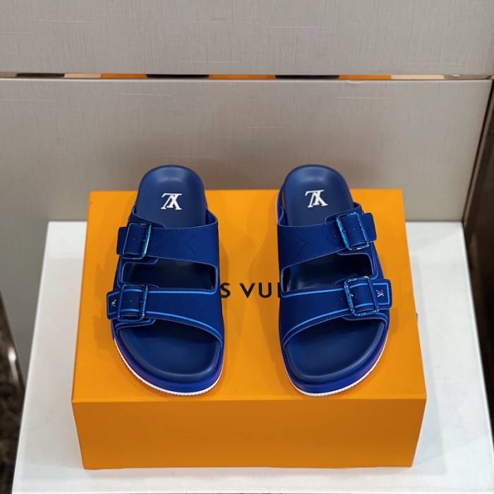 l**is V*t*n lv trainer mules blue