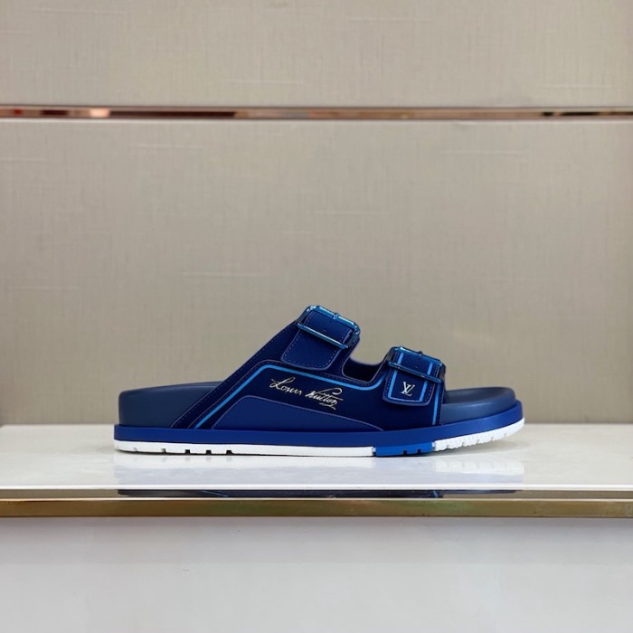 l**is V*t*n lv trainer mules blue