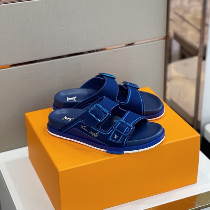 l**is V*t*n lv trainer mules blue