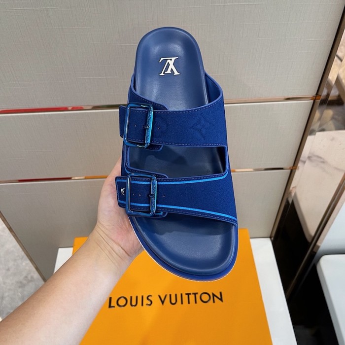 l**is V*t*n lv trainer mules blue