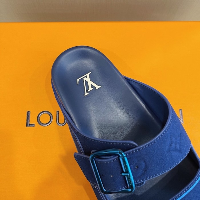 l**is V*t*n lv trainer mules blue