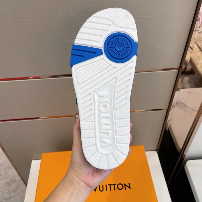 l**is V*t*n lv trainer mules blue