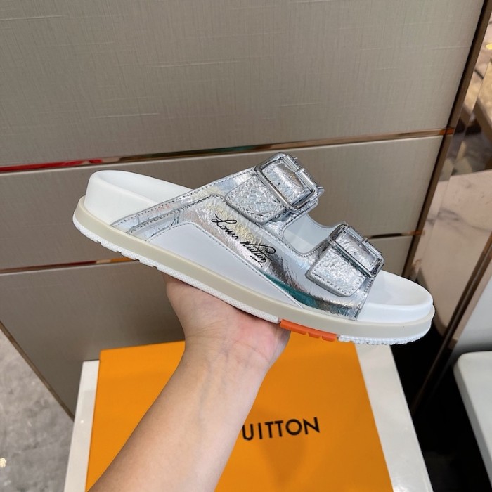 l**is V*t*n lv trainer mules silver