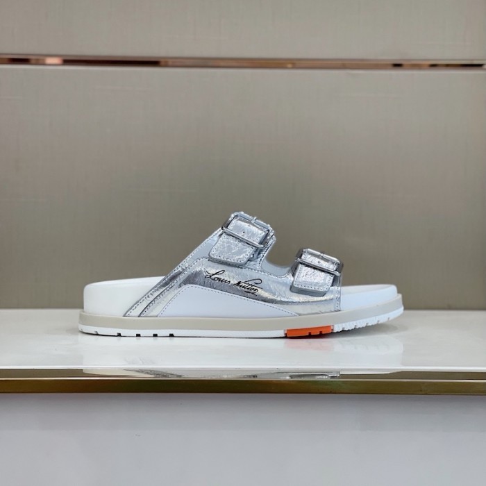 l**is V*t*n lv trainer mules silver