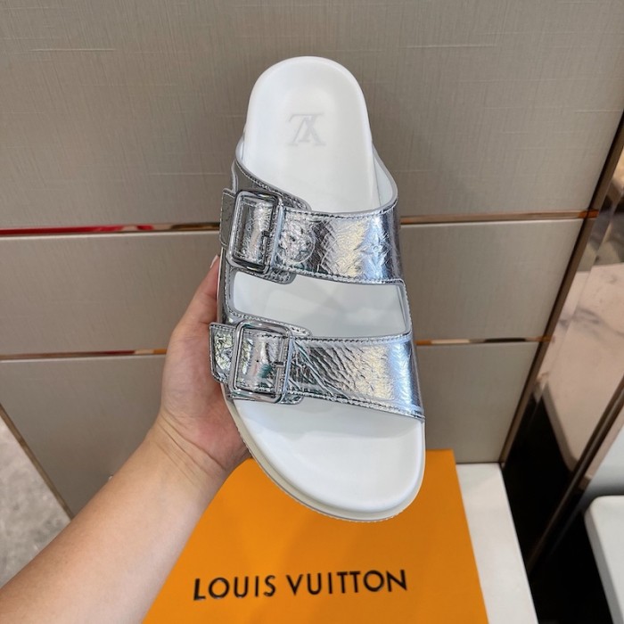 l**is V*t*n lv trainer mules silver