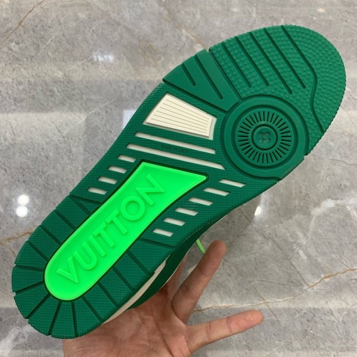 LV Trainer Sneaker Green 1A8128