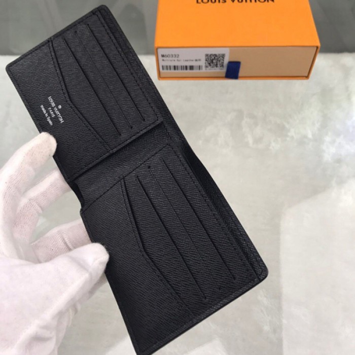 lv x Sup*e slender wallet black m60332
