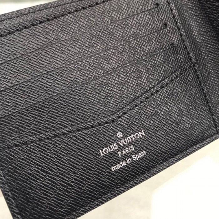 lv x Sup*e slender wallet black m60332