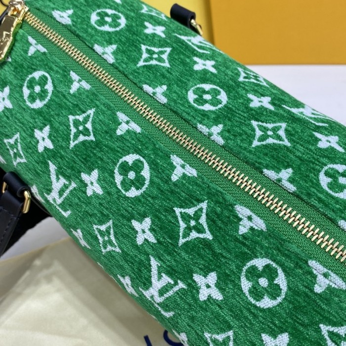 l**is V*t*n monogram jacquard velvet papillon bag lv m46206