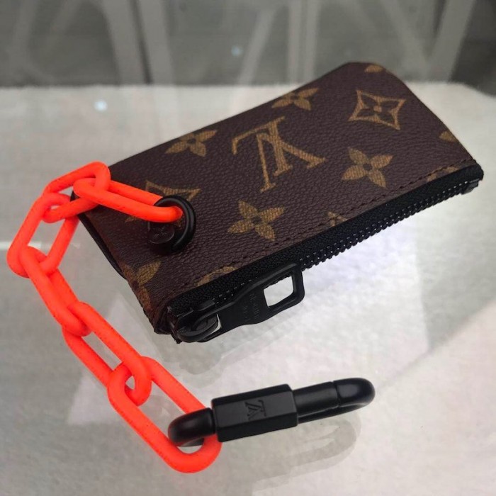 LV Monogram Solar Ray coated canvas Key Pouch M44487
