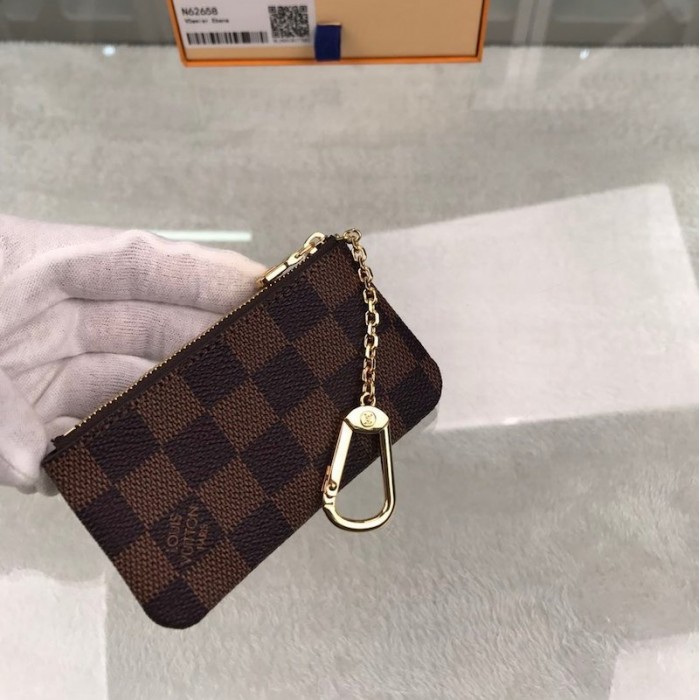 LV Damier Ebene Key Pouch N62658