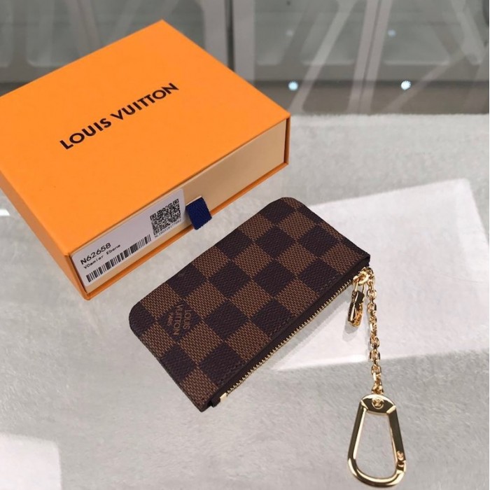 LV Damier Ebene Key Pouch N62658