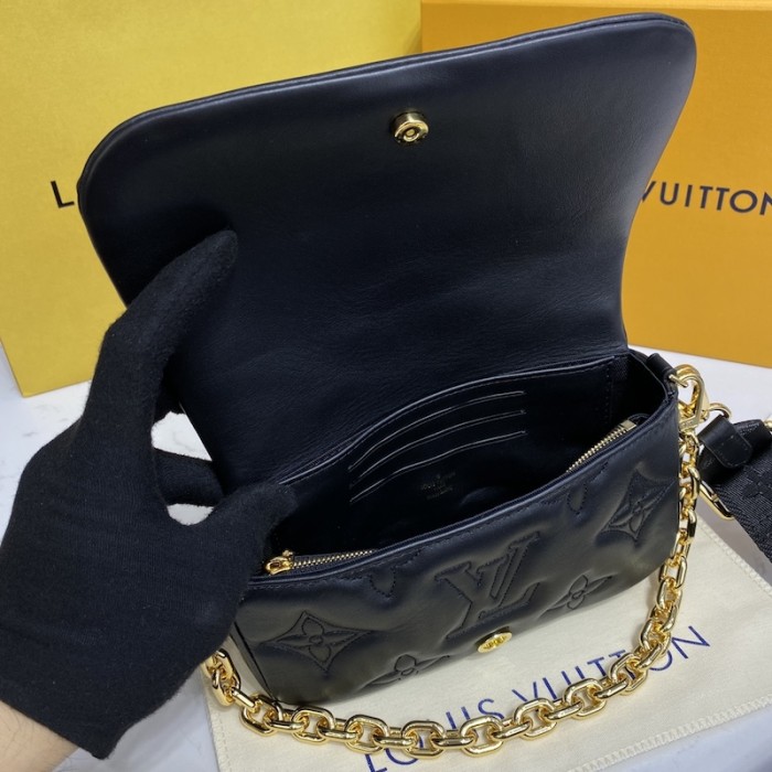 l**is V*t*n bubblegram wallet on strap lv m81398