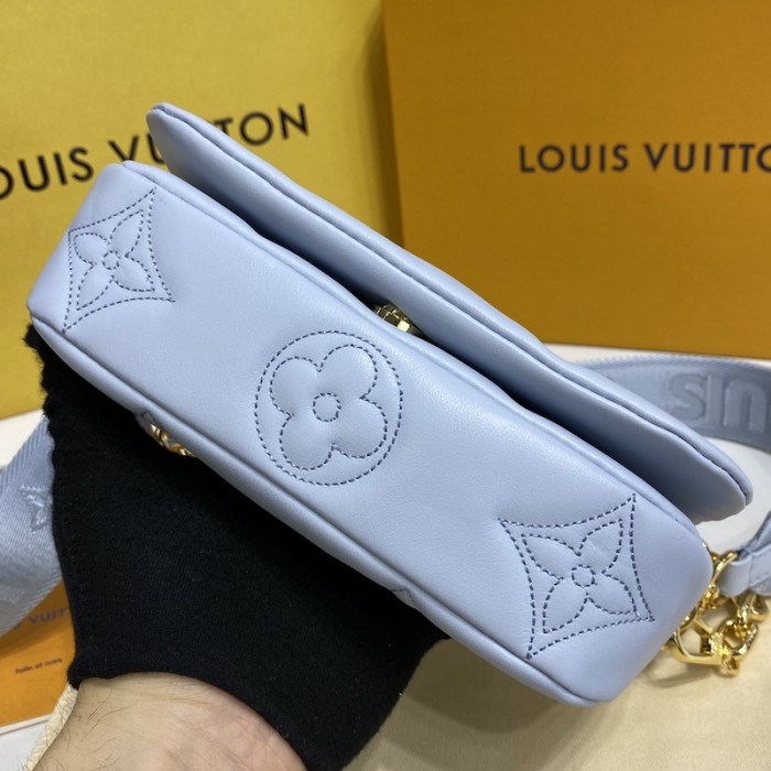 l**is V*t*n bubblegram wallet on strap lv m81399