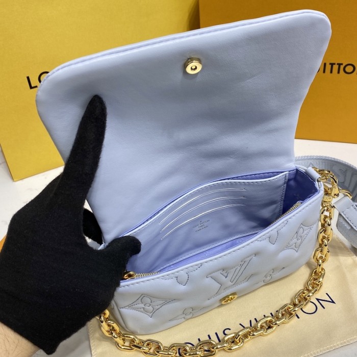 l**is V*t*n bubblegram wallet on strap lv m81399