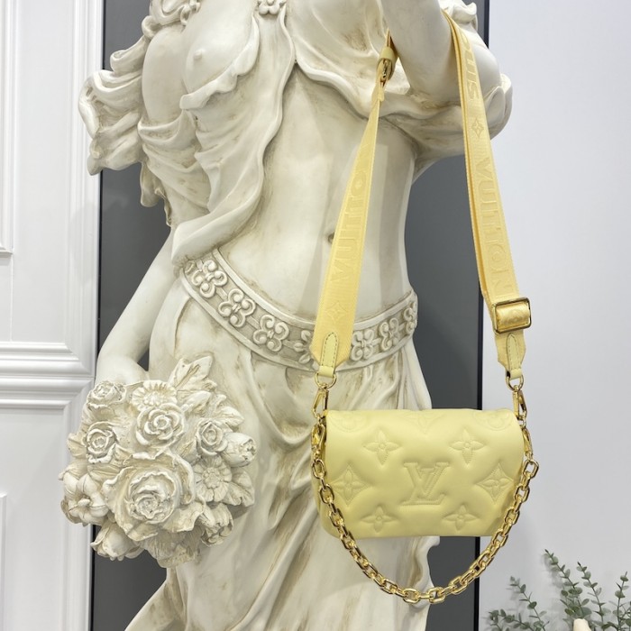 l**is V*t*n bubblegram wallet on strap lv m81400