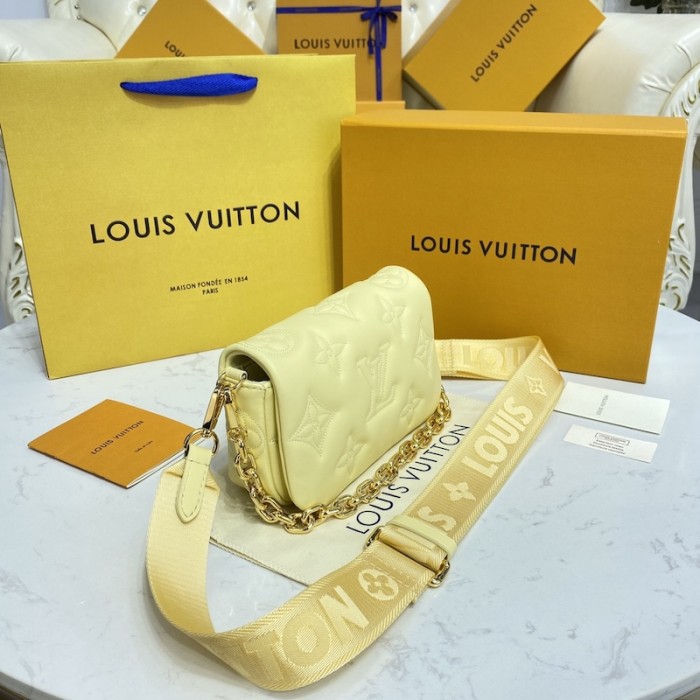 l**is V*t*n bubblegram wallet on strap lv m81400