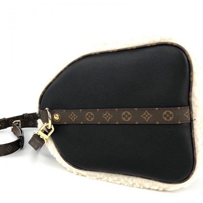 LV Cowhide Leather Speedy 30 Bandouliere M56966