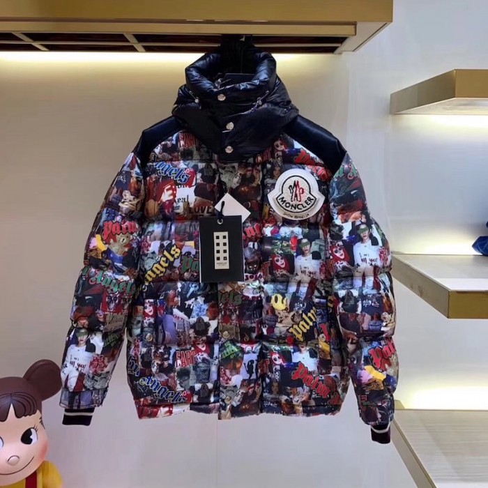Mon Palm Angels Pawel Down Jacket Multicolor