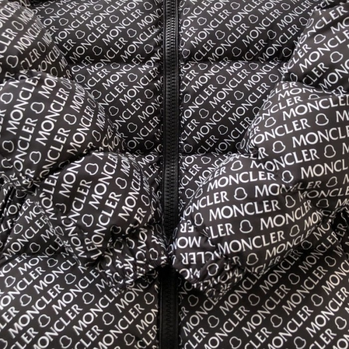 MON Maire Logo Print Down Jacket