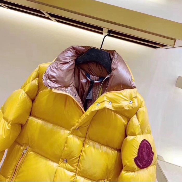 Mon dervaux Nylon laque jacket Yellow