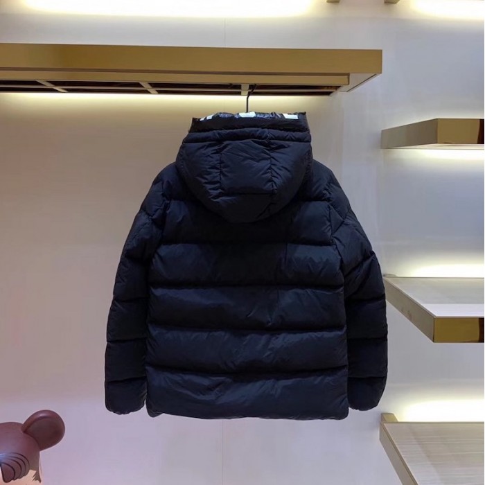 Mon Dubois Down quilted matte nylon jacket Black