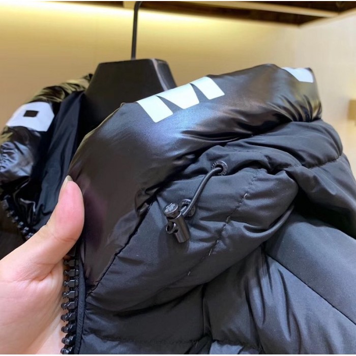Mon Dubois Down quilted matte nylon jacket Black