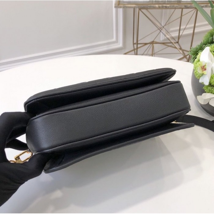LV Monogram Empreinte Pochette Metis Black M41487