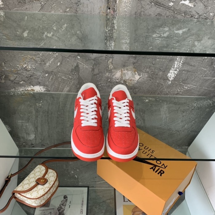 l**is V*t*n x nike air force 1s in red