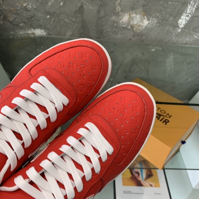 l**is V*t*n x nike air force 1s in red