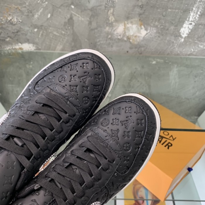 l**is V*t*n x nike air force 1s in black