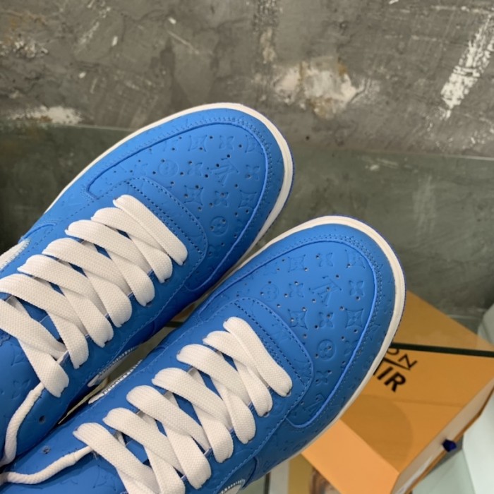 l**is V*t*n x nike air force 1s in blue