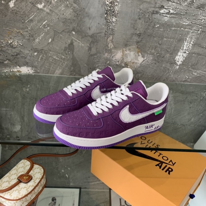l**is V*t*n x nike air force 1s in purple