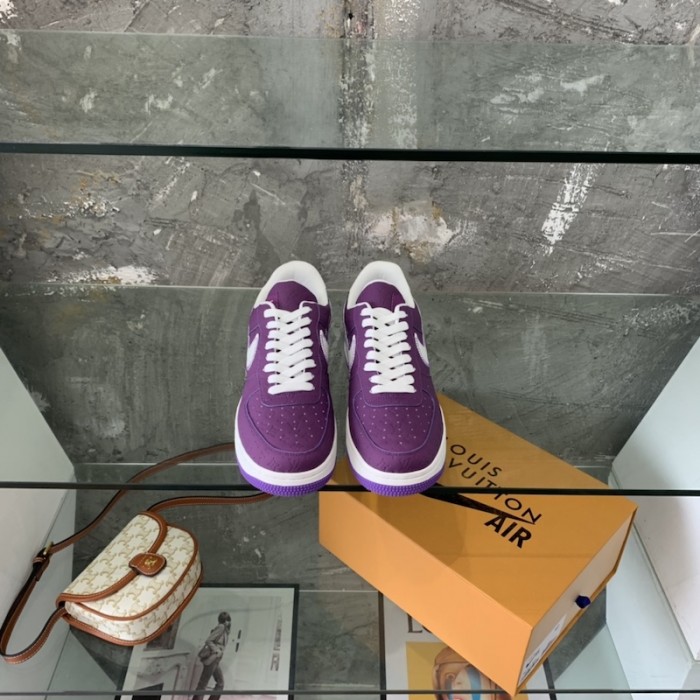 l**is V*t*n x nike air force 1s in purple