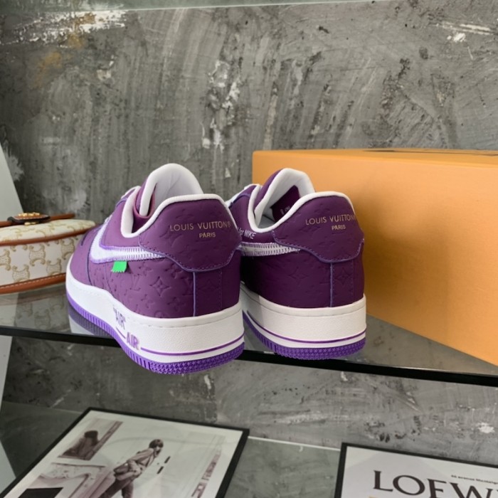 l**is V*t*n x nike air force 1s in purple