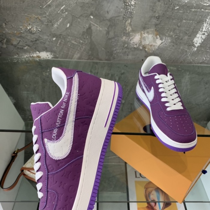 l**is V*t*n x nike air force 1s in purple