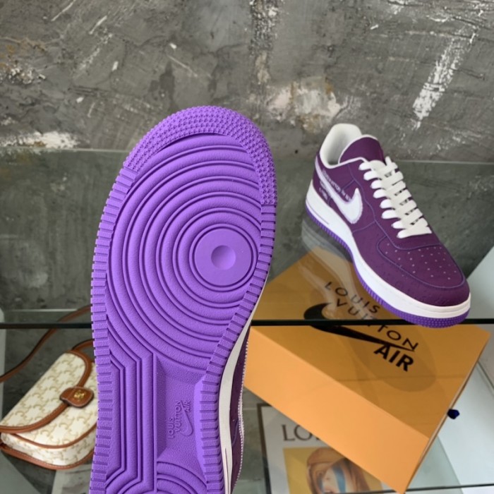 l**is V*t*n x nike air force 1s in purple
