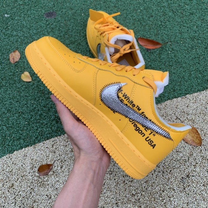 Of-White x Nike Air Force 1 Low "University Gold"