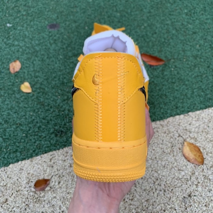 Of-White x Nike Air Force 1 Low "University Gold"