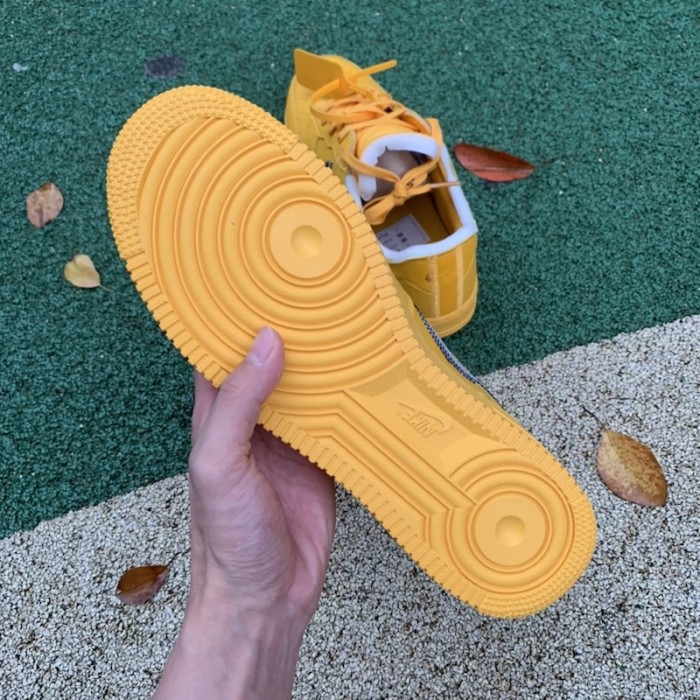 Of-White x Nike Air Force 1 Low "University Gold"