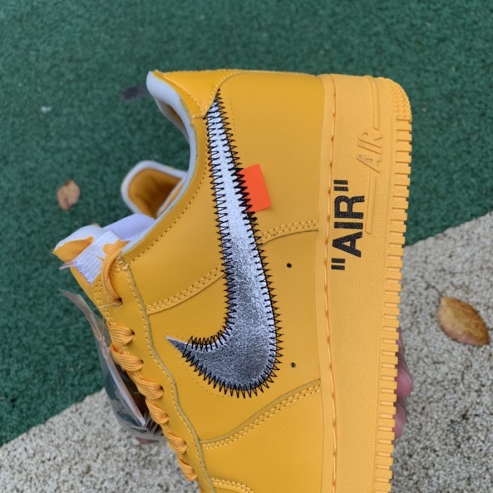 Of-White x Nike Air Force 1 Low "University Gold"