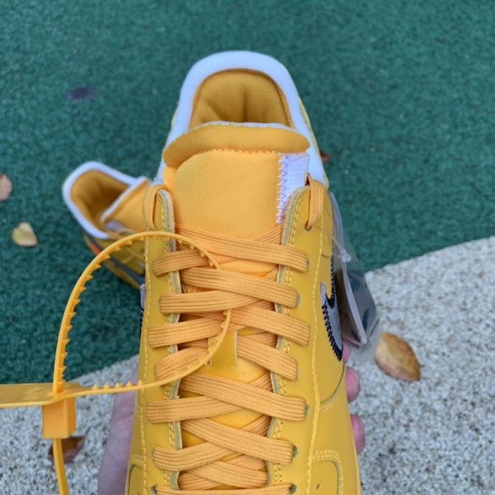 Of-White x Nike Air Force 1 Low "University Gold"