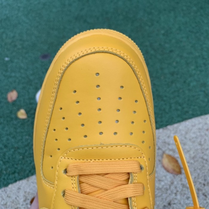 Of-White x Nike Air Force 1 Low "University Gold"