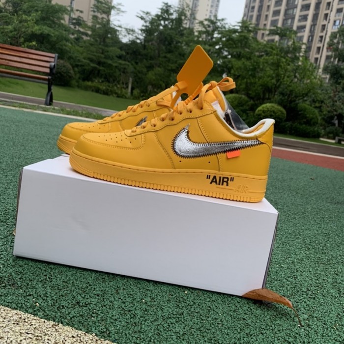 Of-White x Nike Air Force 1 Low "University Gold"
