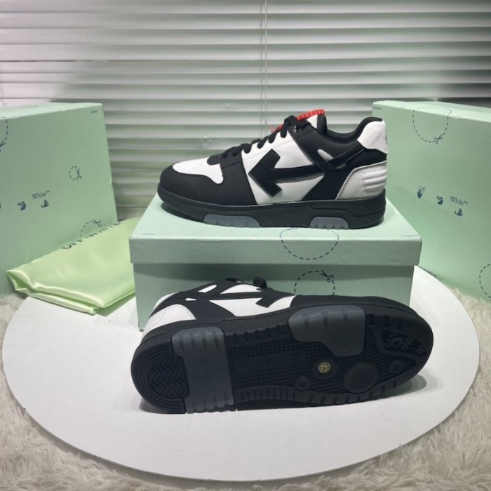 Of White Out of office "OOO" sneakers Black