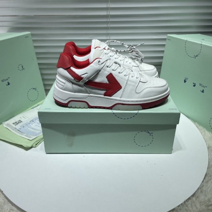 Of-White Out of office "OOO" sneakers Red