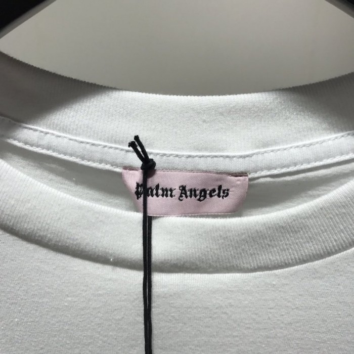 Palm Angels Bear Short Sleeves T-shirt White / Brown